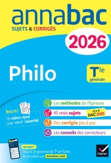 Annales du bac 2026 - Annabac Philo Tle générale Annales du bac 2026 - Annabac Philo Tle générale